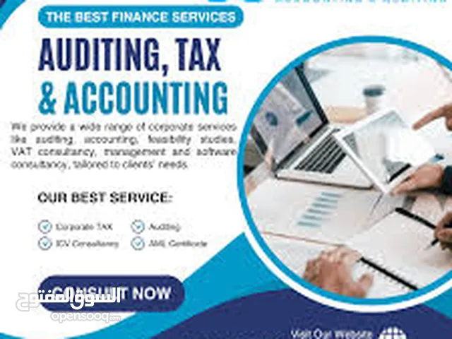 Accounting Tax Book Keeping services- خدمات محاسبية وخدمات ضريبية