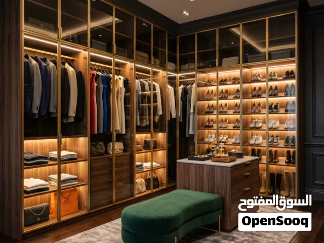 تفصيل خزائن يبدأ من 590 ريال للمتر+ ضمان 10سنوات+ مجاناً تصميم + زيارة استشارية+ فا