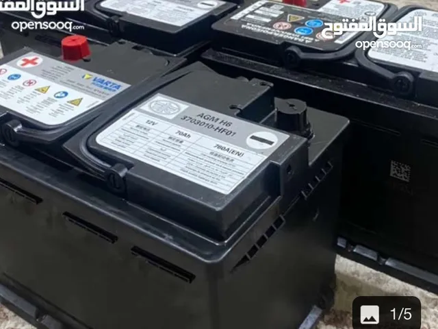 بطاريات (( AGM )) جيل مقاس 80 امبير مع البدل