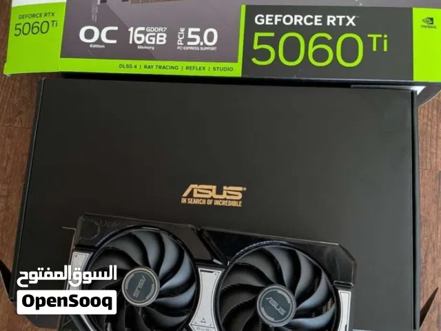 كرت نسخة ASUS RTX 5060TI 16GB