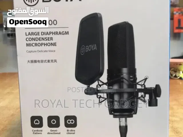للبيع ميكروفون احترافي Boya BY-M1000 بحالة ممتازة