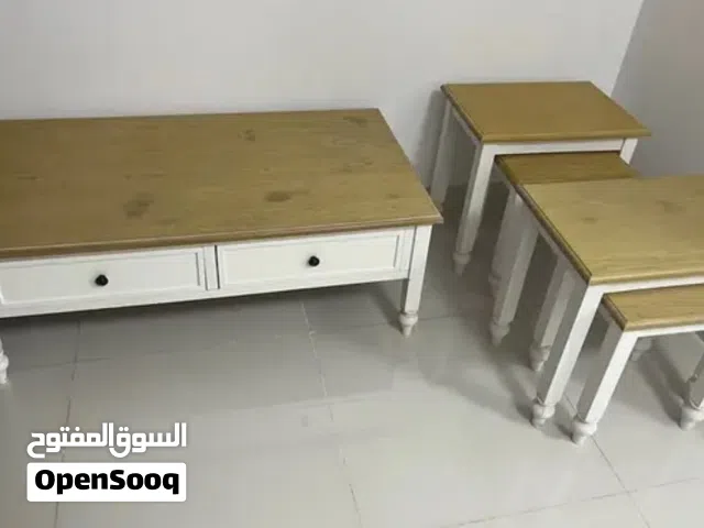 Coffee table and 2 sets of nest tables