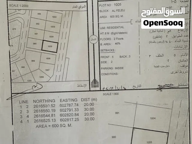 Residential Land for Sale in Al Batinah Barka