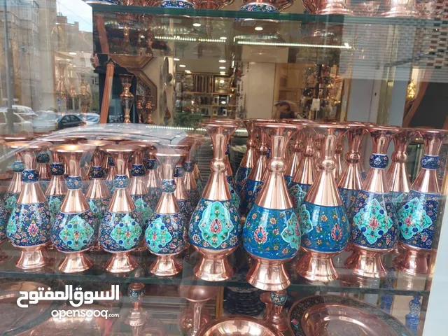 مزهرية فاخرة من الصناعات اليدوية الإيرانية بفن الخاتم الراقي قطعة ديكور فريدة بجودة عالية وسعر مميز