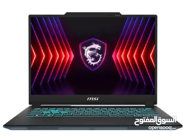 لابتوبmsi I7 جيل12 رام16 كرت شاشة 4060 8g مساحة تخزين500 اللابتوب مستعمل بحالة الجديد اقل من شهر