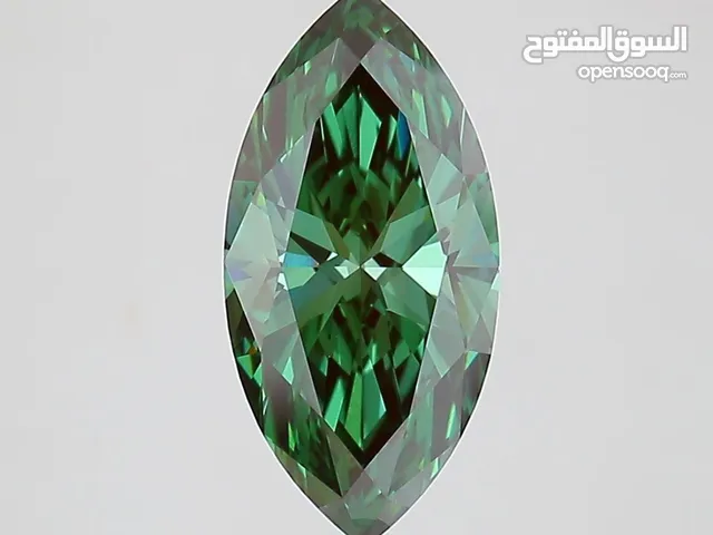 ألماسة ماركيز بلون أخضر زاهي فاخر – 2.05 قيراط