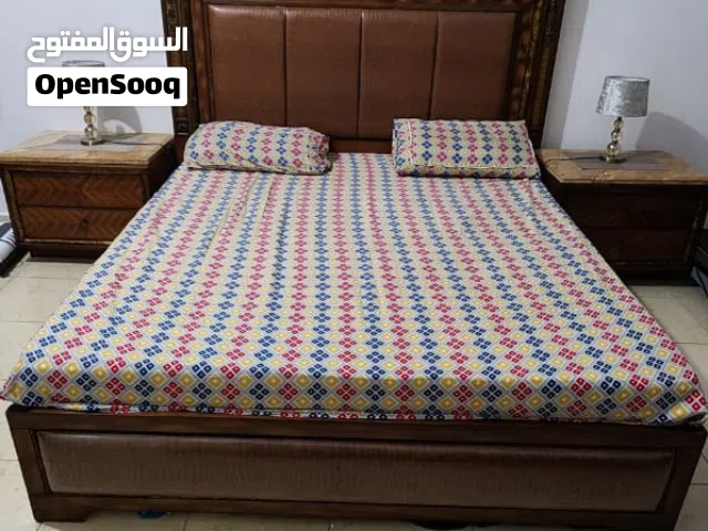 High quality King Size bed with real marble sides and dressing