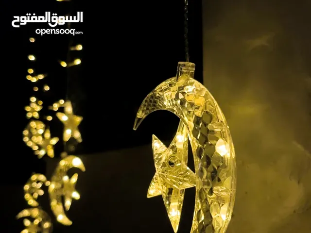 اضاءات هلال رمضان انواع وأشكال مختلفة
