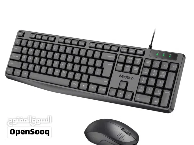 Meetion C235 Full-Size Silent Wired Office Keyboard & Mouse Combo كيبورد و ماوس سلكي