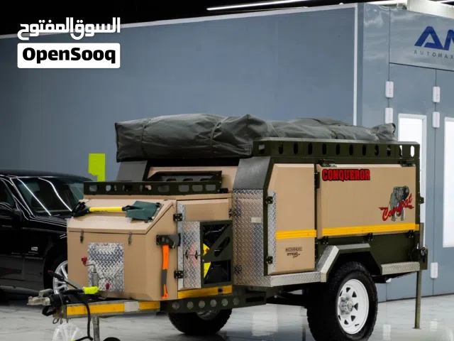 نوع الكرفان :Conqueror offroad موديل 2011 مستخدم مرتين فقط قمة النظافه