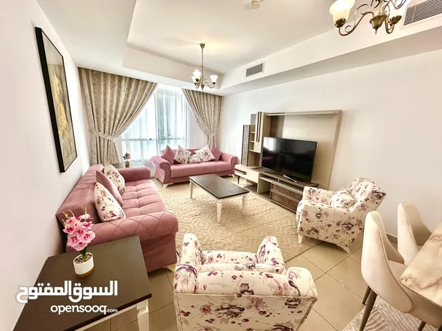 Sharjah Al Taawun, two rooms, a hall, a kitchen, two bathrooms, a balcony, the first resident, a lak