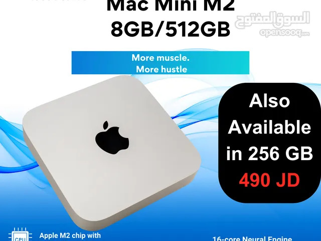 ماك ميني 512GB  Mac Mini M2 Chip - 512GB/8GB