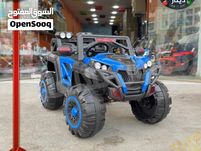 سيارة شحن حجم كبير تناسب اعمار من 4 الي 15 سنة فل اضافات مع روموت كنترول و كفاله من المستورد مباشره