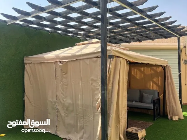 مظلات وسواتر هناجر برجولات وكافة أعمال الحدادة
