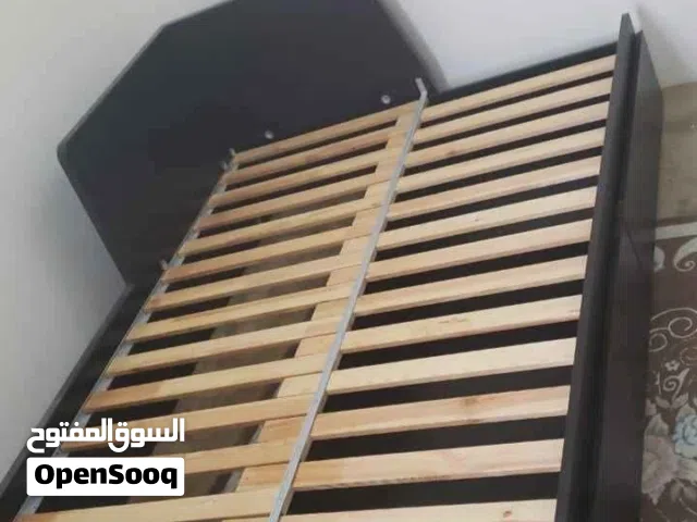 IKEA DAY BED WITH IKEA 1 MATTRESS BLACK COLOR