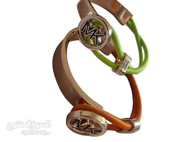 Michael Kors MK Medallion Half Logo Stretch Bangle Bracelet