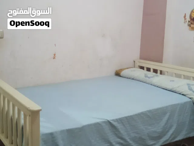 سرير خشب زان احمر بالكامل مع مرتبه (120 سم عرض،195 سم طول)