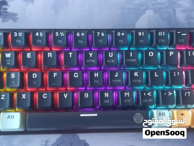 كيبورد ميكانيك للالعاب Fantech 60% RGB mechanical keyboard Fantech