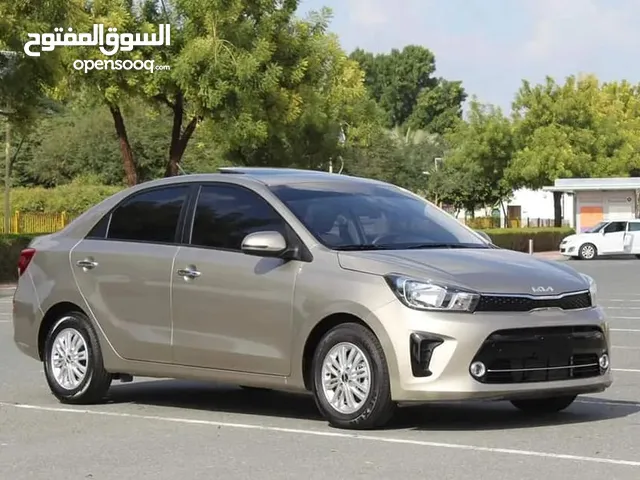 كيا بيجاس 2022 للبيع في الرياض اللون بيج لوحة رقم ر ب د 7470