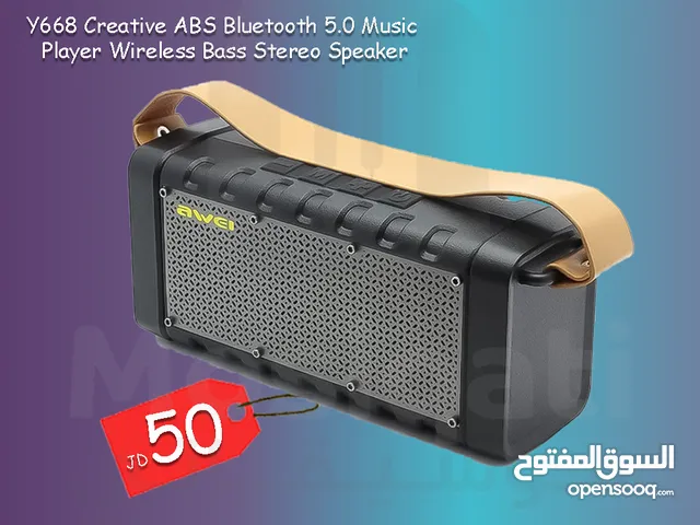 Awei Y668 Creative ABS Bluetooth 5.0 Music Player Wireless Bass Stereo Speaker