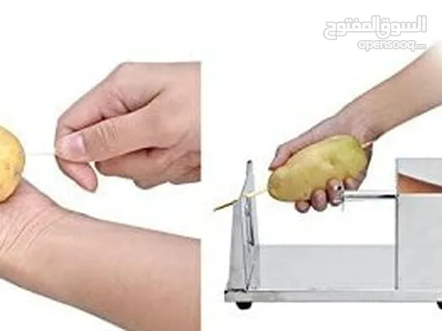 الة تقطيع البطاطس على شكل حلزوني تستخدم في المطاعم والمنازل