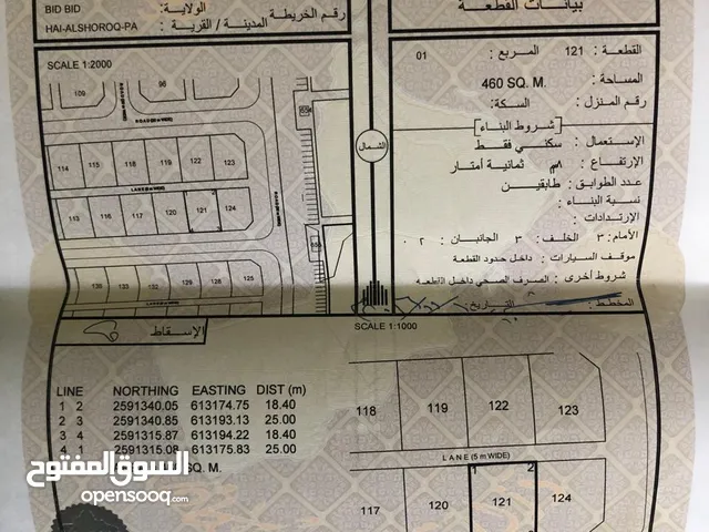 ارض بشكل عاجل في ولاية بدبد حي الشروق
