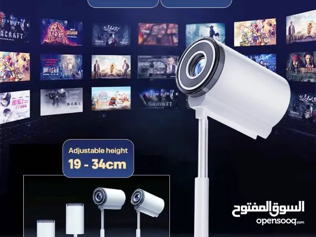 بروجكتر جديد مع ستاند متغير الإرتفاع 4K+WIFI +SMART +YOUTUBE +NETFLI سماعه داخليه