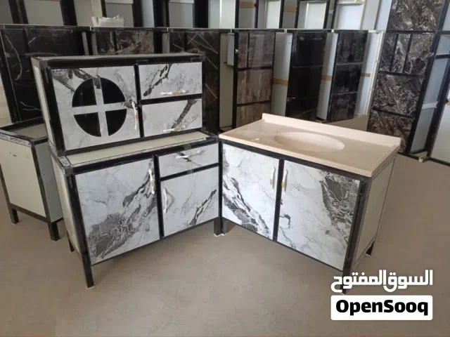 كاونتر المنيوم متر ثلاث قطع سنك مرمر