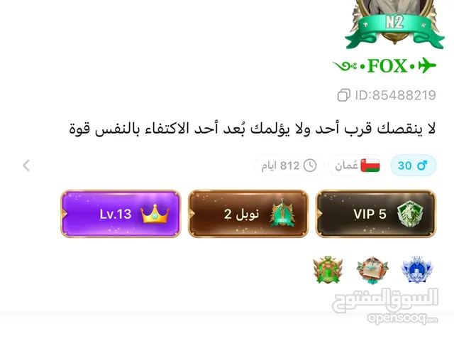 Accounts - Others Accounts and Characters for Sale in Al Batinah