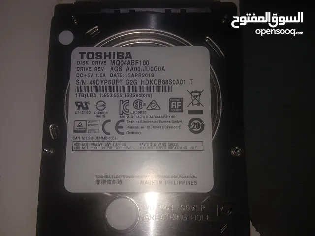 TOSHIBA منHHD مساحة 1ترايبت يشتغل على البلاي ستيشن 4 وPC