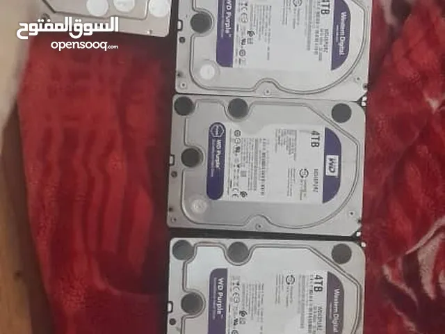 هاردات مستخدمه 2 تيراء 4 تيراء 10 تيراء مستخدمه نظيفه يوجد داخله استراحه متكامله