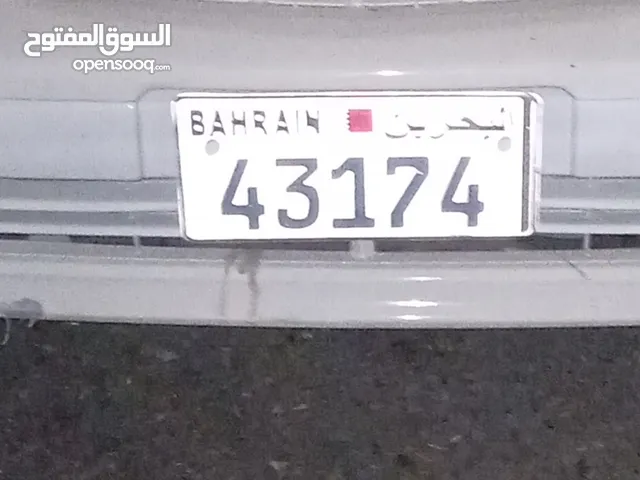 vip number plates for the car. very good numbers. only 5 number( 4 3 1 7 4 )