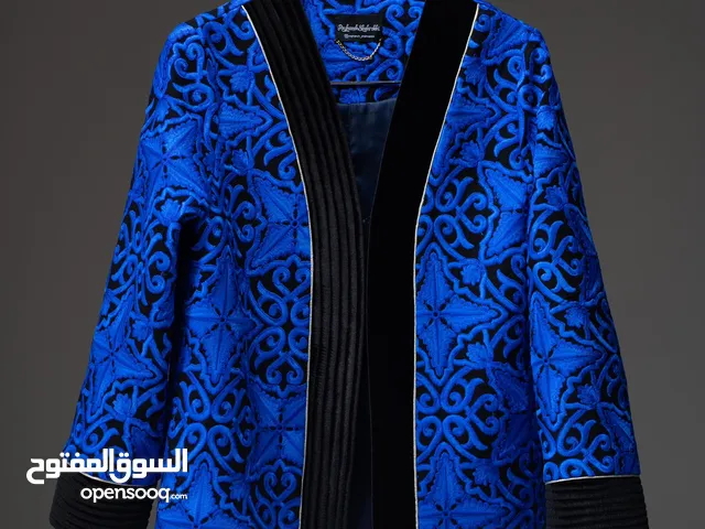 Elegant handmade embroidered velvet jacket