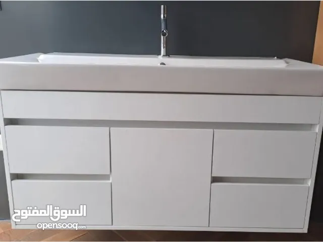 VANITY BASIN 120 CM WITH CABINET WHITE,FRANCE