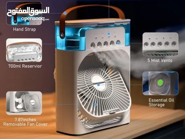 مروحة متنقلة تشتغل حتى على شاحن متنقل