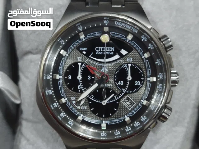 ستيزين تيتانيوم ايكودرايف 9 عقرب شحن بالطاقة الشمسية  بالعلبة والضمان