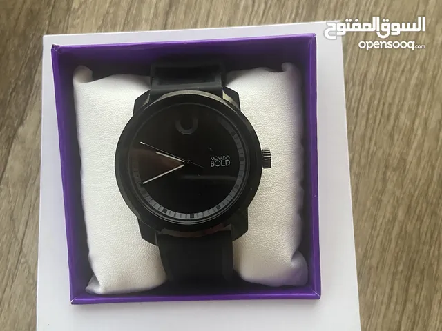 ساعة movado bold سوداء