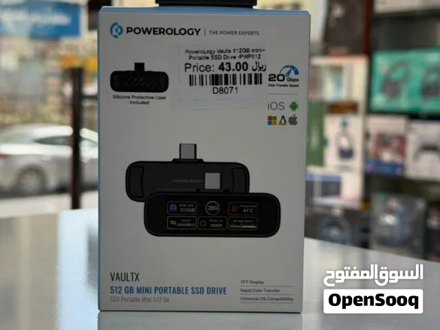 Powerology VOLTX Mini Portable SSD in 512GB