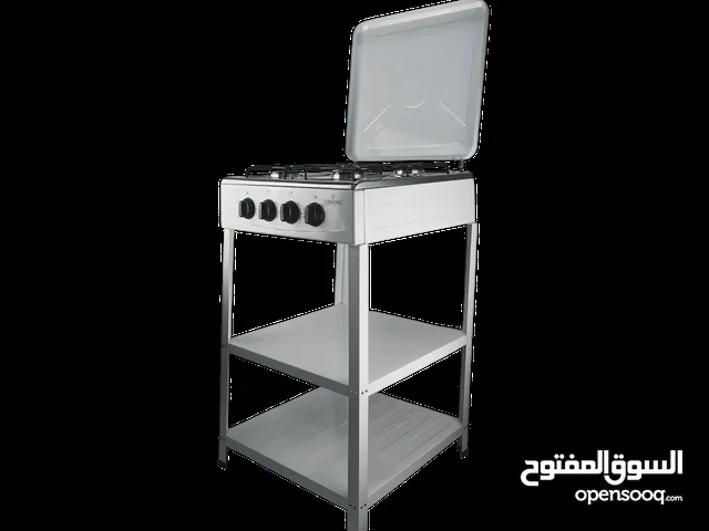 "طباخ غازي جديد 4 عيون مع طابق إضافي – تصميم أنيق – ضمان سنة كاملة – حجم مثالي للمطابخ"