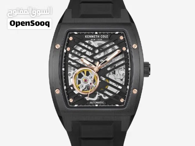 Kenneth Cole Skeleton Automatic               ساعة كينيث كول سكيلتون أوتوماتيك (بدون بطارية)
