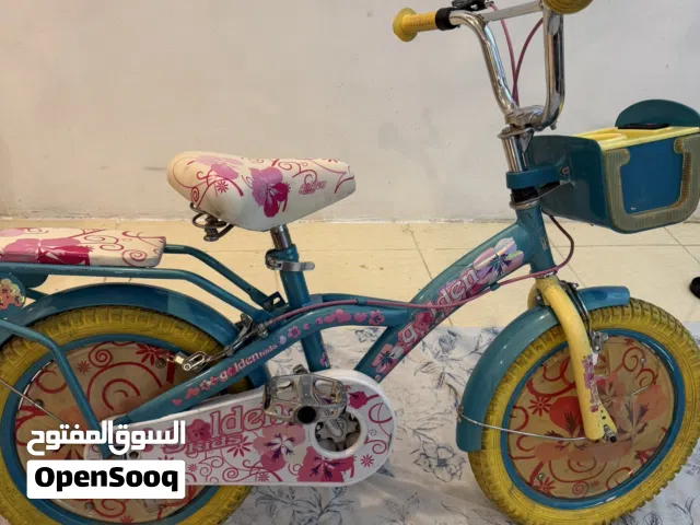 Kids Bicycle – Golden Kids Bike with Basket (Good Condition)