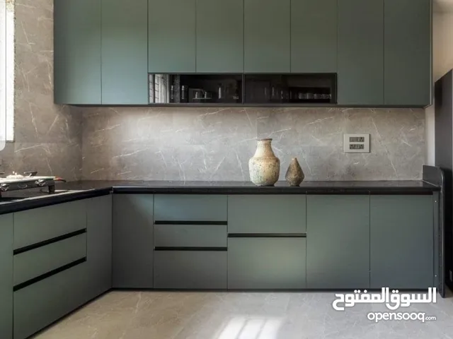 تفصيل #مطابخ المنيوم وخشب واعمال خشبية