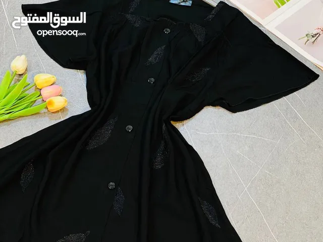 أجمل الموديلات لسنة 2025 دشداشة ميدي صيفي خامة القماش كشمير ايطالي سواد
