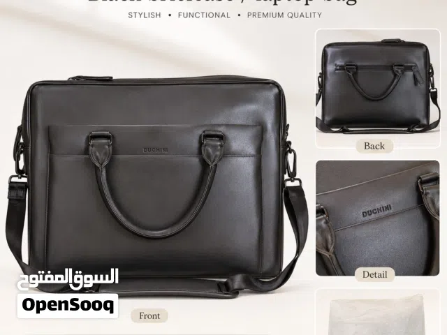 Duchini 15” Leather Laptop Bag - Brand New