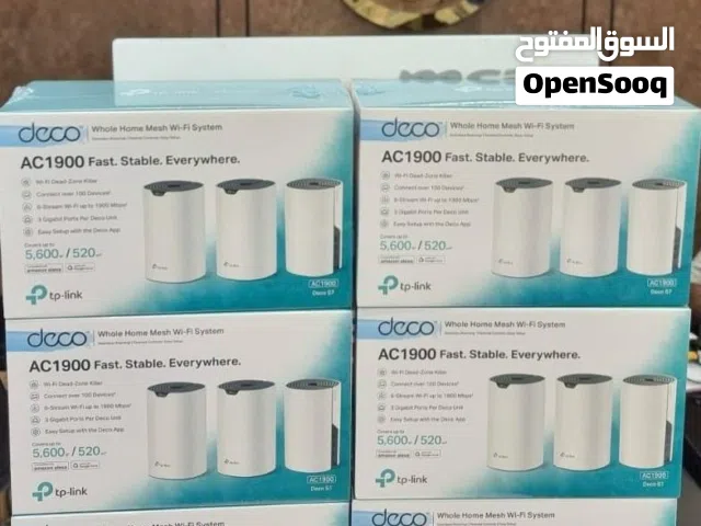 راوتر تي بي لنك ديكو S7  (سيت ثلاث قطع)  TP-Link Deco S7 AC1900 3-Pack Whole Home Mesh Wi-Fi 5 Syste