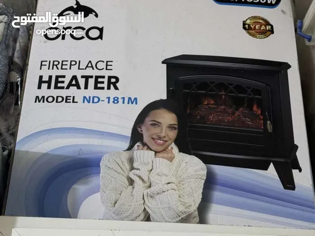 مدفأة كهربائية اوركا جديده 1850واط لكن تحتاج شمعه الاضاءه للمنظر فقط