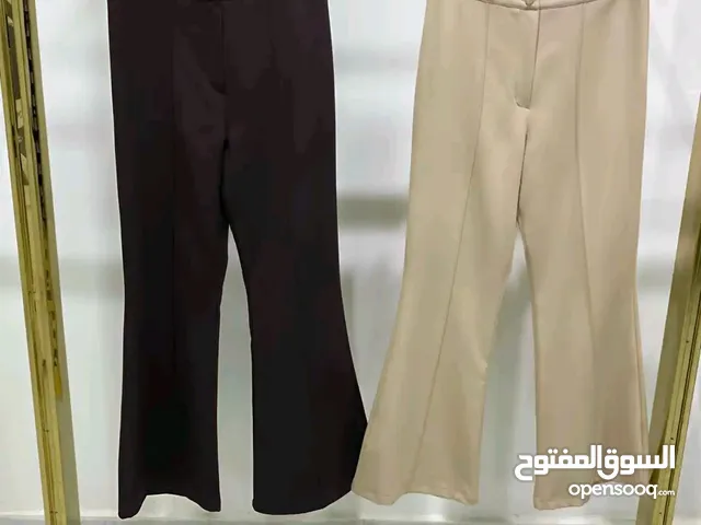 بنطلون روزالين مستورد – شيك ومناسب للخروجات الألوان: أسود – بيج – بني – رمادي