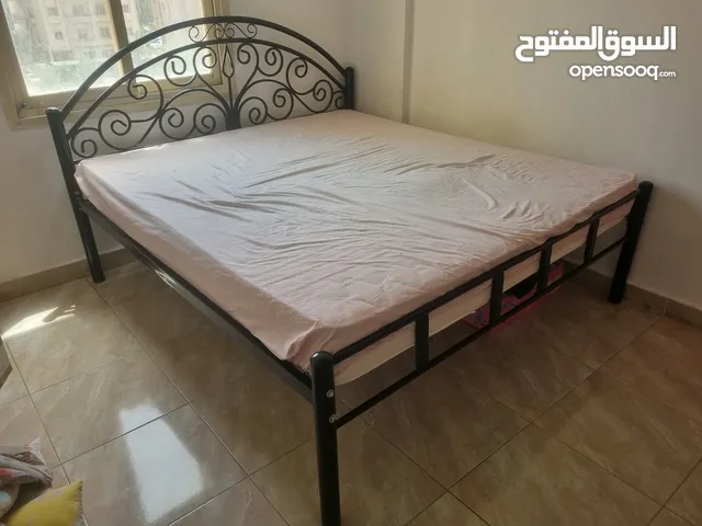 bed with mattress