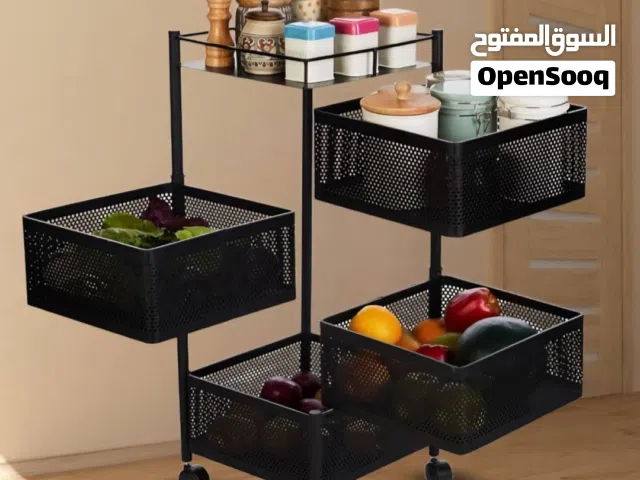 سلة خضروات معدن 4 طابق 13000 ر.ي