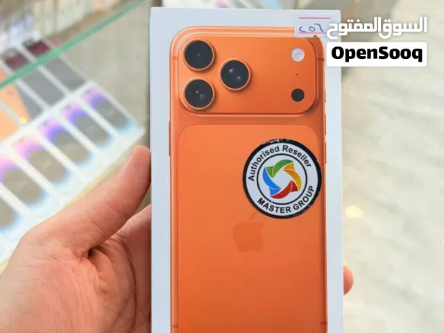 ايفون 17 برو ماكس جديد ما مفتوح ضمان ماستر سنتين